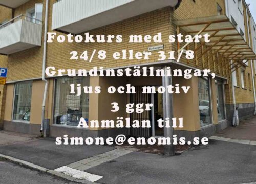 Fotokurs på Enomis Herrhagen Karlstad